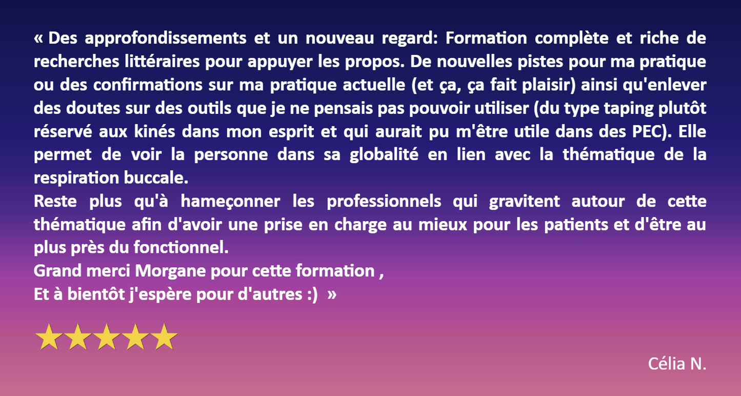 Everything you need to know about mouth breathing [August/September session] FRENCH